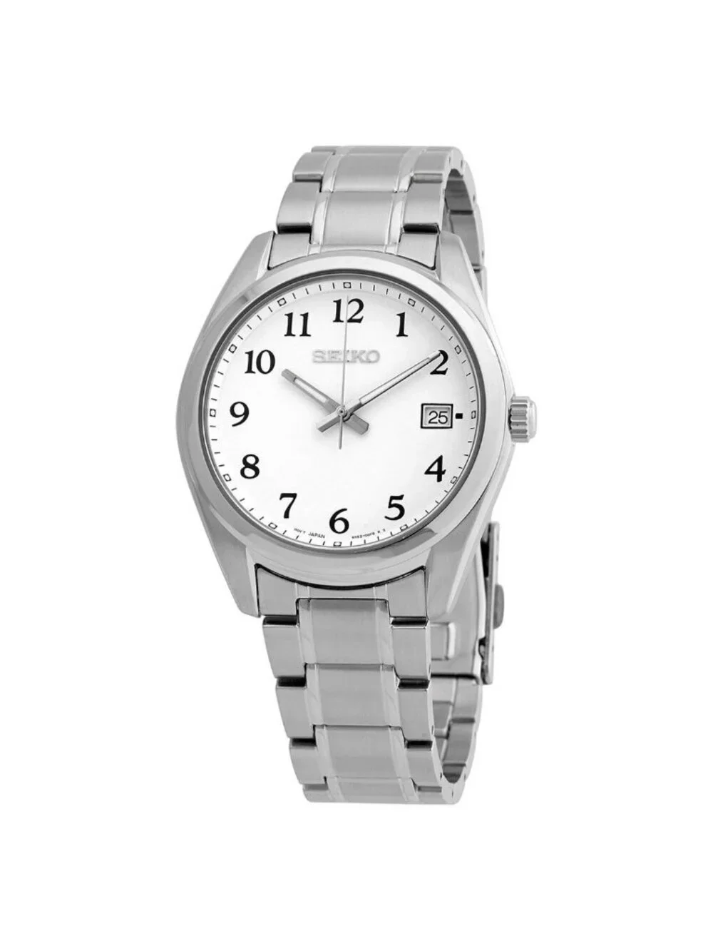 NWT Seiko Core Quartz White Dial Men's Watch